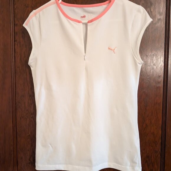 Vintage Y2K Puma Women's Tennis Shirt - Picture 2 of 11